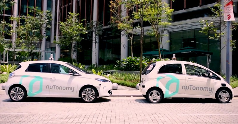 První taxi bez řidiče jezdí v Singapuru
